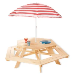 Pinolino Kindersitzgarnitur Nicki 6-Eck natur