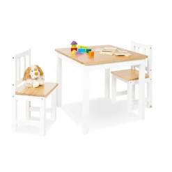Pinolino Kindersitzgruppe Fenna weiß/natur, 3-tlg.