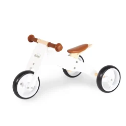 Pinolino Mini-Laufdreirad Charlie, weiß/natur
