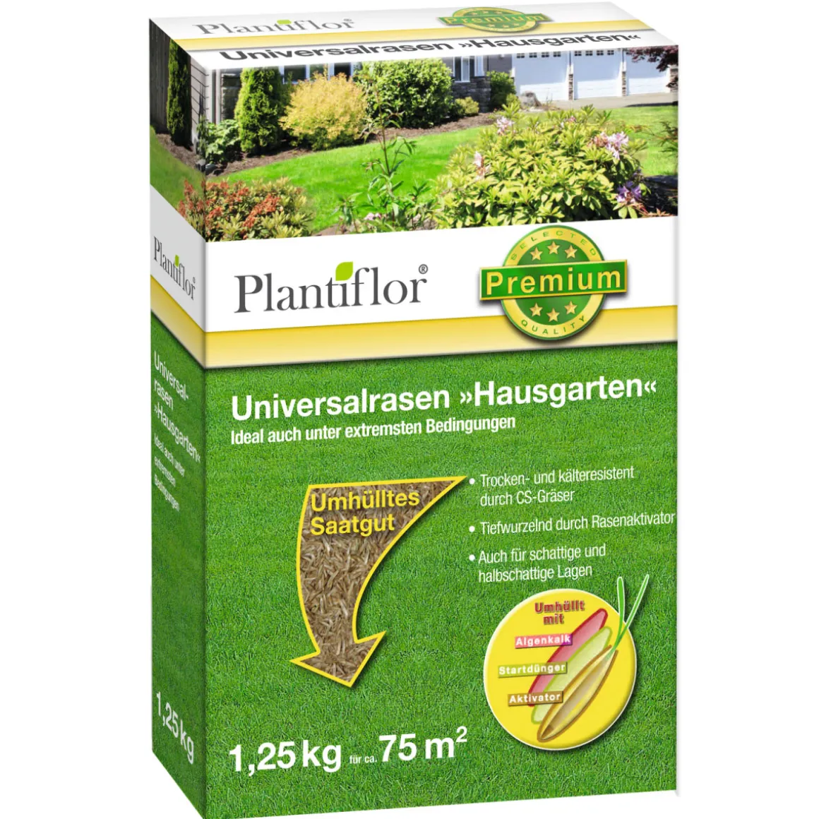 Plantiflor Universalrasen Hausgarten 1,25 kg