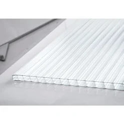 Polycarbonat-Hohlkammerplatte transparent 250 x 98 cm