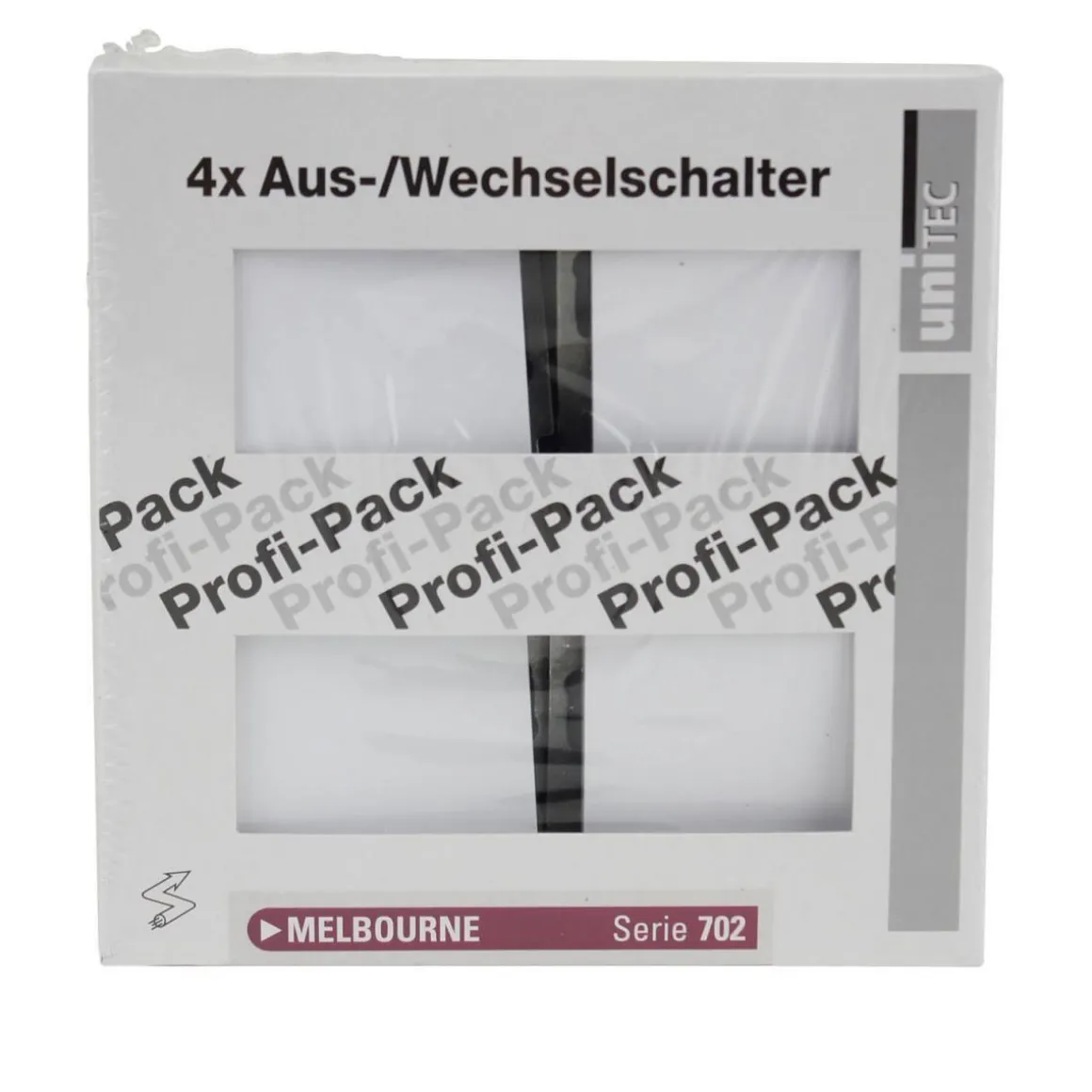 PROFI-PACK-SET Aus-/Wechselschalter Melbourne ultrawei Serie 702