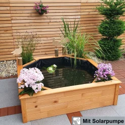 Promadino Hochteich 4 seitliche Pflanzzonen solar