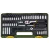 Proxxon Industrial Steckschlüssel-Satz mit Knüppelratsche 1/4 Zoll 50-teilig