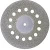 Proxxon Micromot Diamantierte Trennscheibe mit Kühllöchern Durchmesser 38 mm und 1 Träger