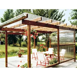 PVC Wellplatte Trapez klar 200 x 90 cm