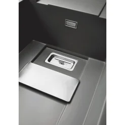 Pyramis Einbauspuele Kartesio 86 x 50 cm 1B 1D Granit Carbon