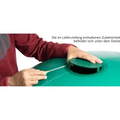 4rain Wandtank Slim 330 L dunkelgrün