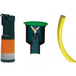 4rain Flachtank Flat S Garten-Comfort Paket 1500 L