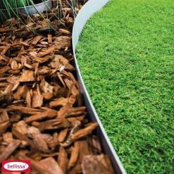 Rasenkante Spina 2er Set verzinkt 103 x 16 cm