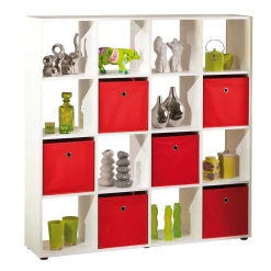 Raumteiler „Caboto 16“, weiß, 139x33x144 cm