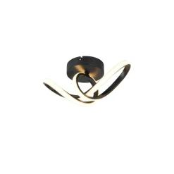 Reality LED Deckenleuchte RUSA schwarz