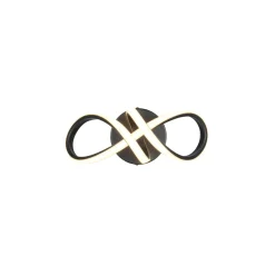 Reality LED Deckenleuchte RUSA schwarz