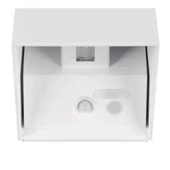 Reality LED Wandleuchte GENIE weiß eckig