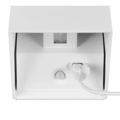 Reality LED Wandleuchte GENIE weiß eckig