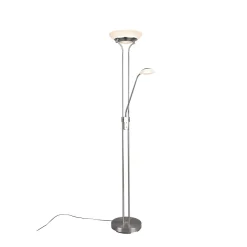 Reality LED-Deckenfluter Orson silber