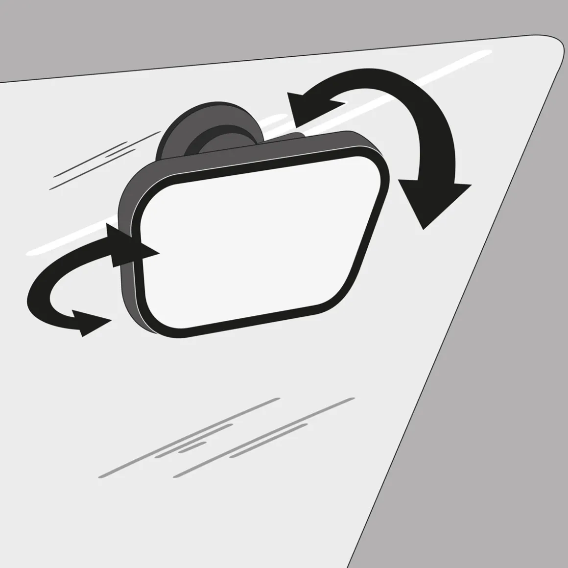 Reer Auto-Sicherheitsspiegel ParentsView schwarz