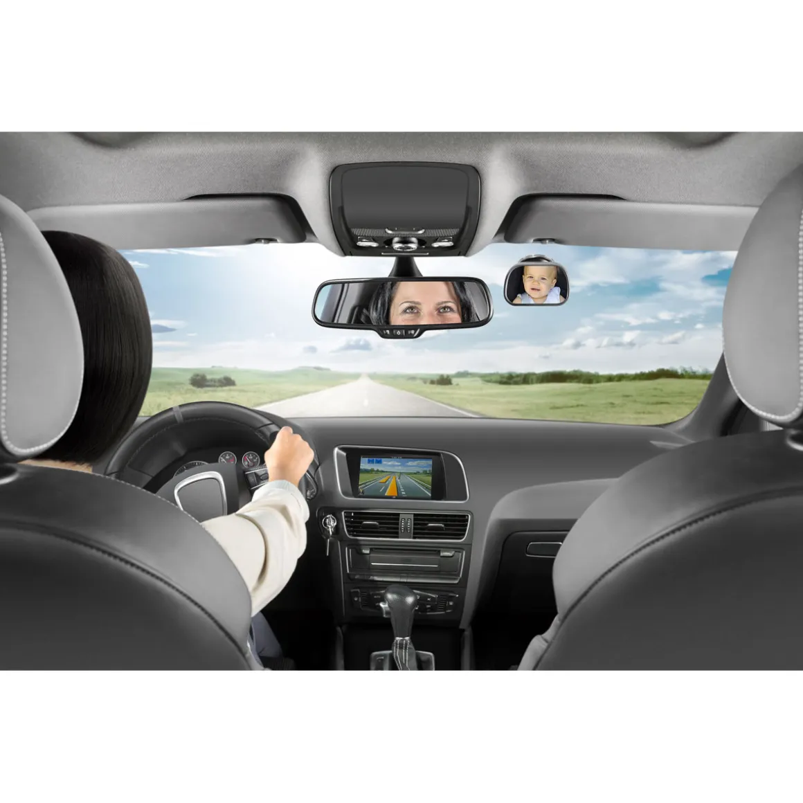 Reer Auto-Sicherheitsspiegel ParentsView schwarz
