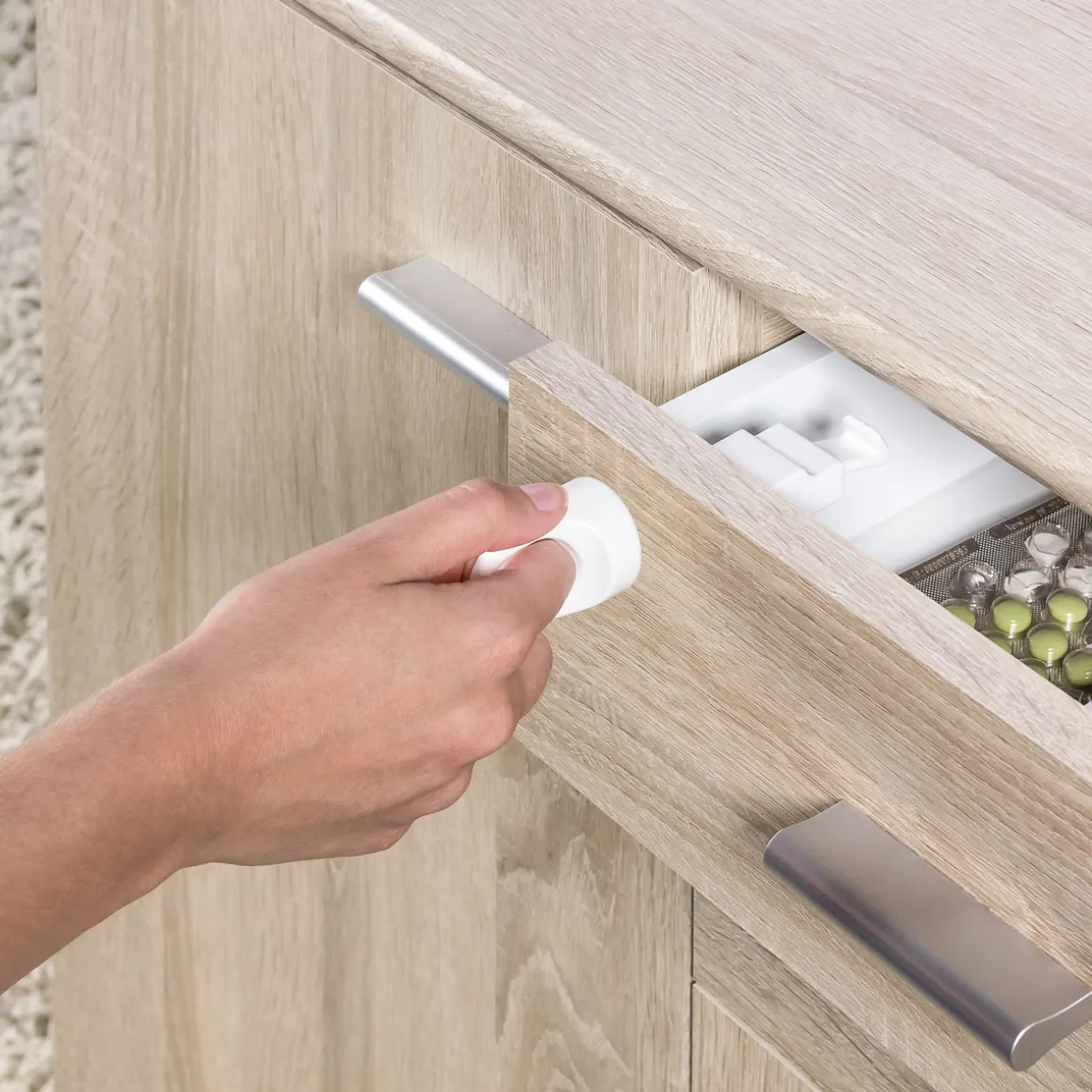 Reer Magnetschloss weiß