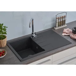 Respekta Einbauspüle Houston Mineralite