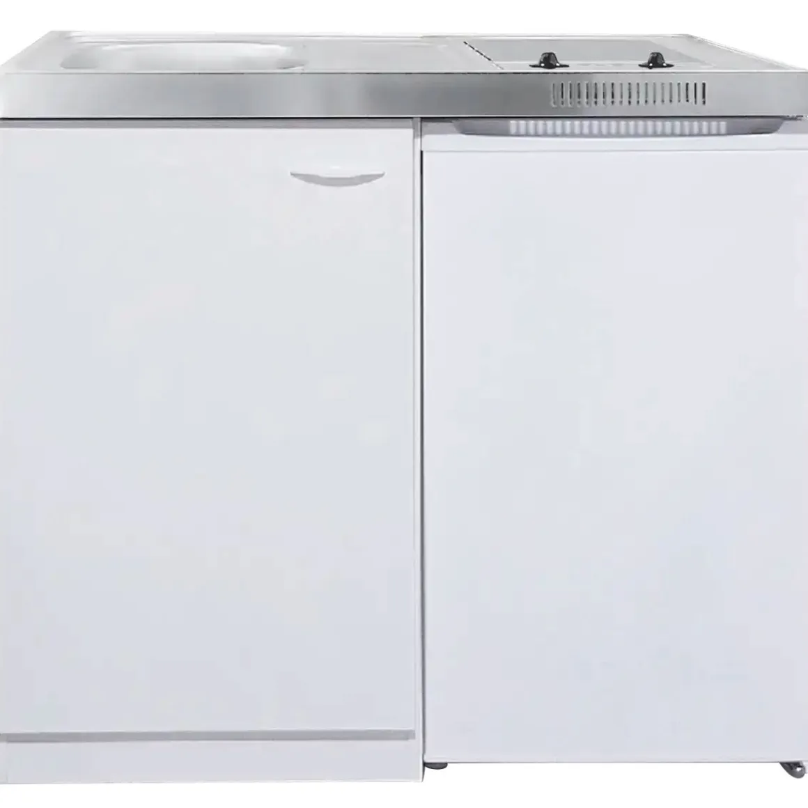 Respekta Miniküche Levin MK100WCS weiß 100 cm