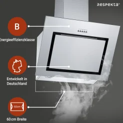respekta Schraeghaube CH22020 IXA 60cmEdelstahl EEK B