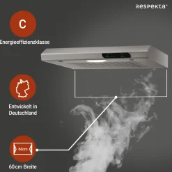 Respekta Suna Unterbauhaube DH640IXL 60 cm Edelstahl