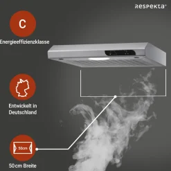 Respekta Suna Unterbauhaube DH540IXL 50 cm Edelstahl