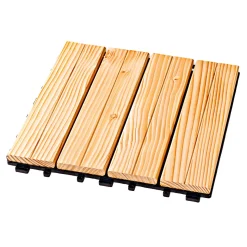 Rettenmeier Holz-Klickfliese Douglasie braun 30 x 30 cm