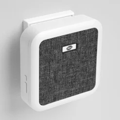 REV Ritter Funk-Gong mit Taster & Stoffbez.Orchestra für Steckdose 58 Mel.150m weiß