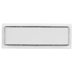 REV Ritter Klingeltaster Aufputz Kunststoff 1-fach mit Namensschild & Beleuchtung weiß