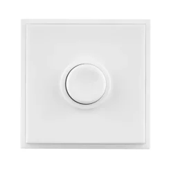 REV Ritter Klingeltaster Aufputz Kunststoff 1-fach kompakt weiß