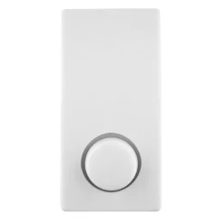 REV Ritter Klingeltaster Aufputz Kunststoff 1-fach Mini weiß