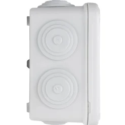 REV Ritter Feuchtraum-Abzweigkasten 8,4 cm IP54 Aufputz grau