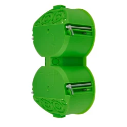 REV Ritter Hohlwanddose 2-fach grün 50 mm