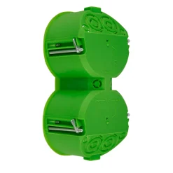 REV Ritter Hohlwanddose 2-fach grün 50 mm