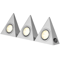 REV Ritter LED-Unterbauleuchte TrianglePromo 3 x 1,8W m Schalter