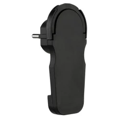 REV Ritter Schutzkontakt-Flachstecker Smart Kunststoff wiederanschließbar schwarz