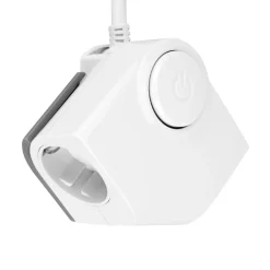 REV Ritter Steckdosenleiste-Eckmontage 2fach 2xUSB inkl Schalter 1,5m