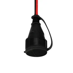 REV Ritter Verlängerung Safeline Gummi Schutzk. H05RR-F 3G1,5² 5m rot-schwarz