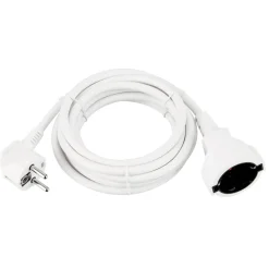 REV Ritter Verlängerung Schutzkontakt Kunststoff H05VV-F 3G1,5² 3m weiß