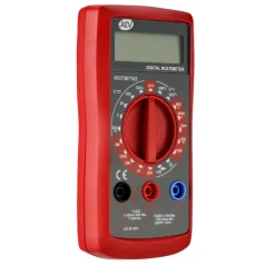 REV Ritter Vielfachmessgerät digital mit Signalgenerator schwarz/rot