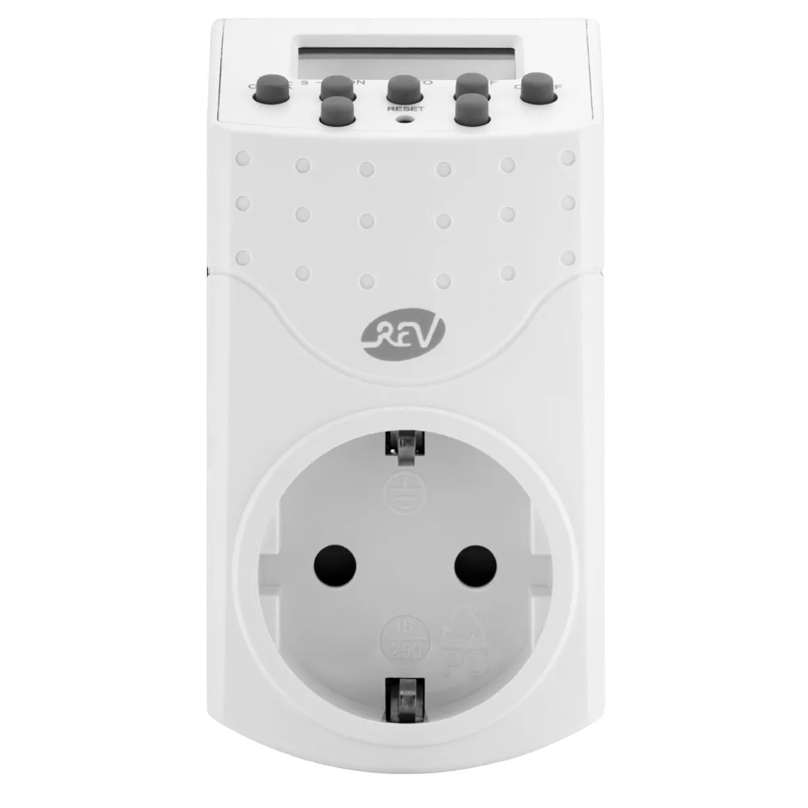 REV Ritter Zeitschaltuhr digital Standard 140 Schaltzeiten weiß