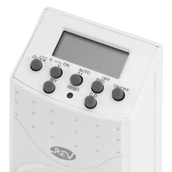 REV Ritter Zeitschaltuhr digital Standard 140 Schaltzeiten weiß