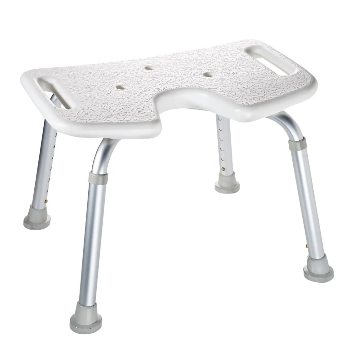 Ridder Bade-/Duschhocker höhenverstellbar mit Hygieneausschnitt