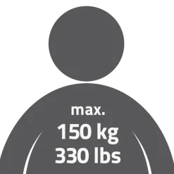 Ridder Badezimmerstuhl Sam weiss bis 150 kg