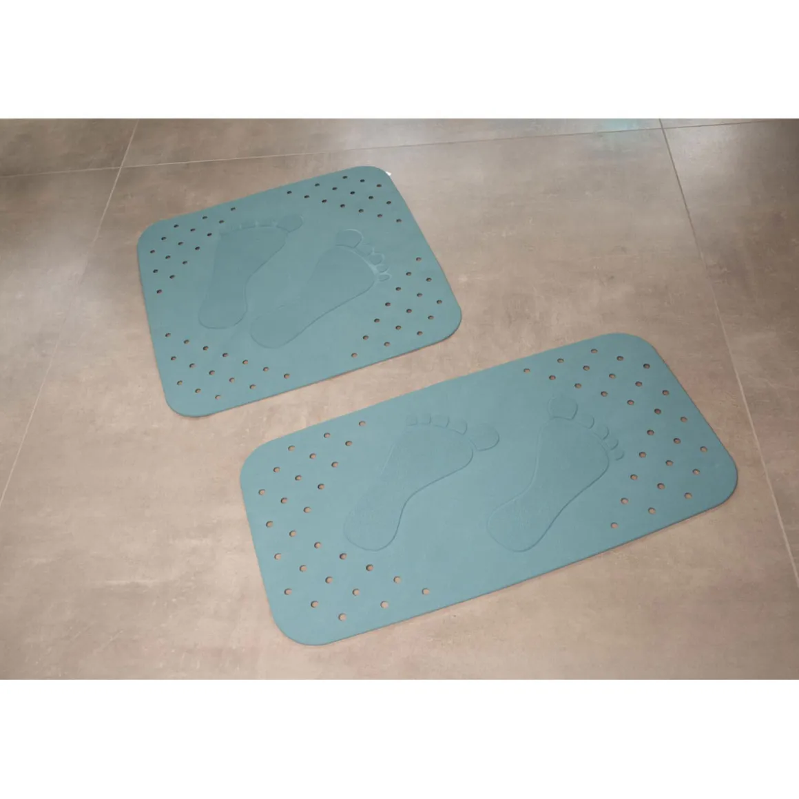 Ridder Duscheinlage Foot ca 54 x 54 cm petrolblau