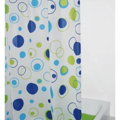 Ridder Duschvorhang Kreise Folie 180 x 200 cm