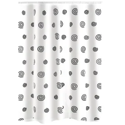 Ridder Duschvorhang Snail Textil 180 x 200 cm