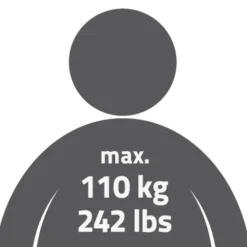 Ridder Haltegriff Ken S chrom-schwarz